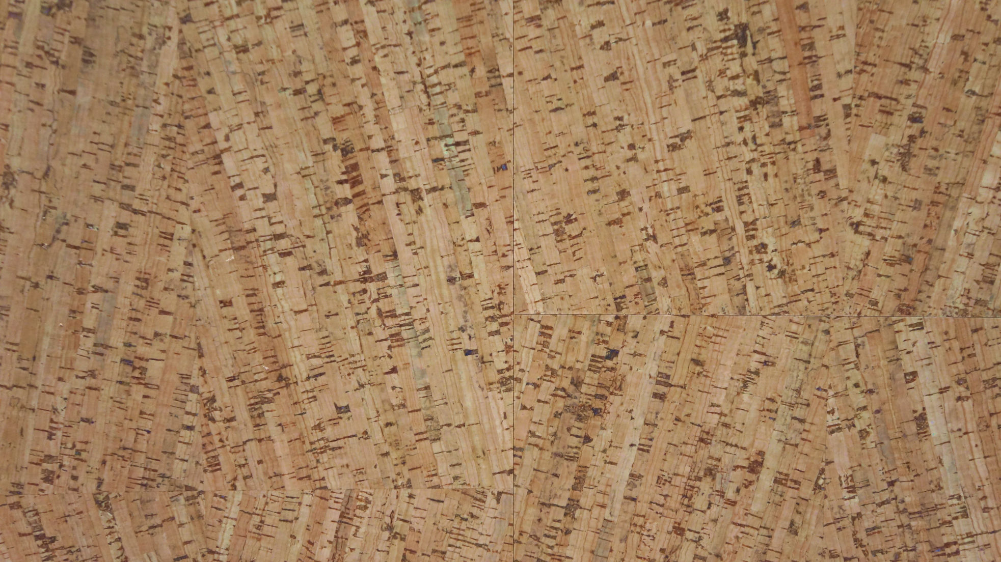 Close-up image of cork flooring
